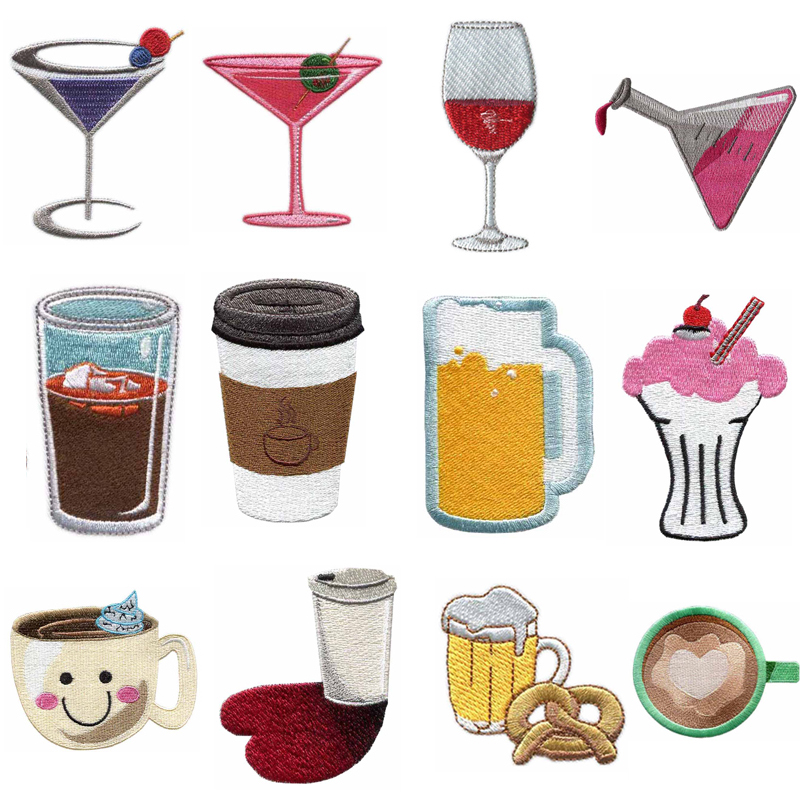 แผ่นปะลายปักสำหรับรีดติดลายแก้ - Wine Beer Hat บทวิจารณ์และราคา