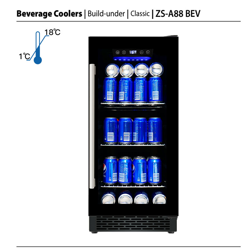 ตู้แช่เครื่องดื่มขนาดเล็กแบบ O - Wine Beer Dual Zone บทวิจารณ์และราคา