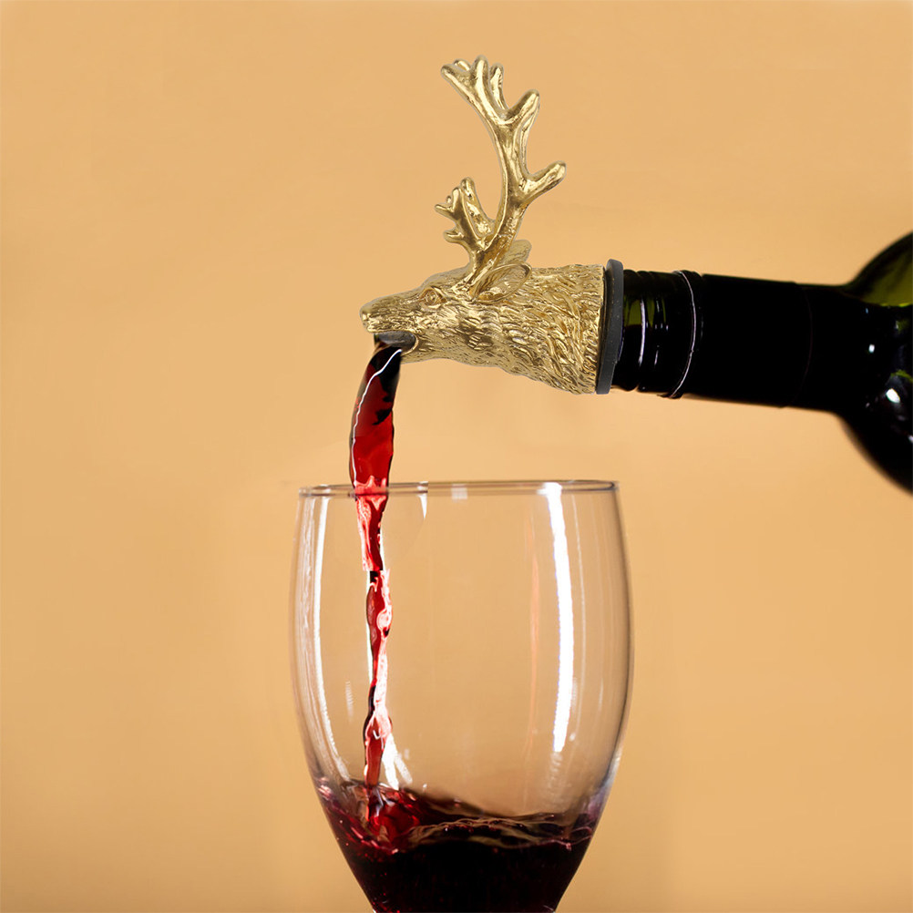 ที่รินไวน์รูปกวางเหมือนจริง ที - Wine Aerator Pour บทวิจารณ์และราคา