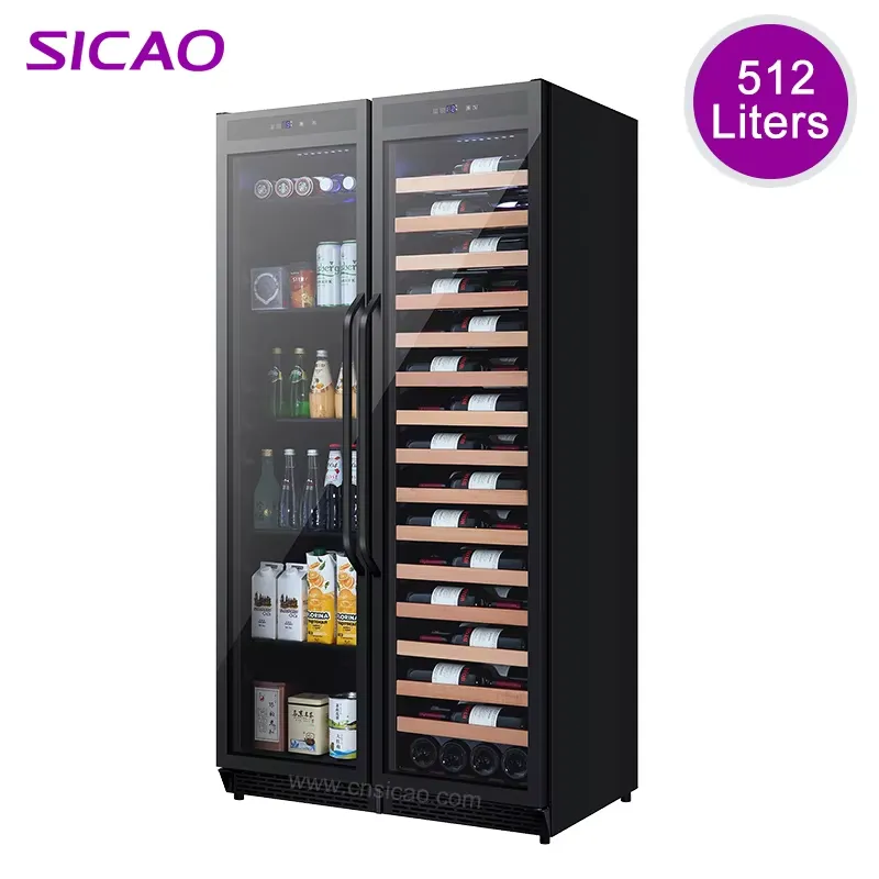 ตู้แช่เครื่องดื่มแบบฝังในตัว ต - Wine Beer Dual Zone บทวิจารณ์และราคา